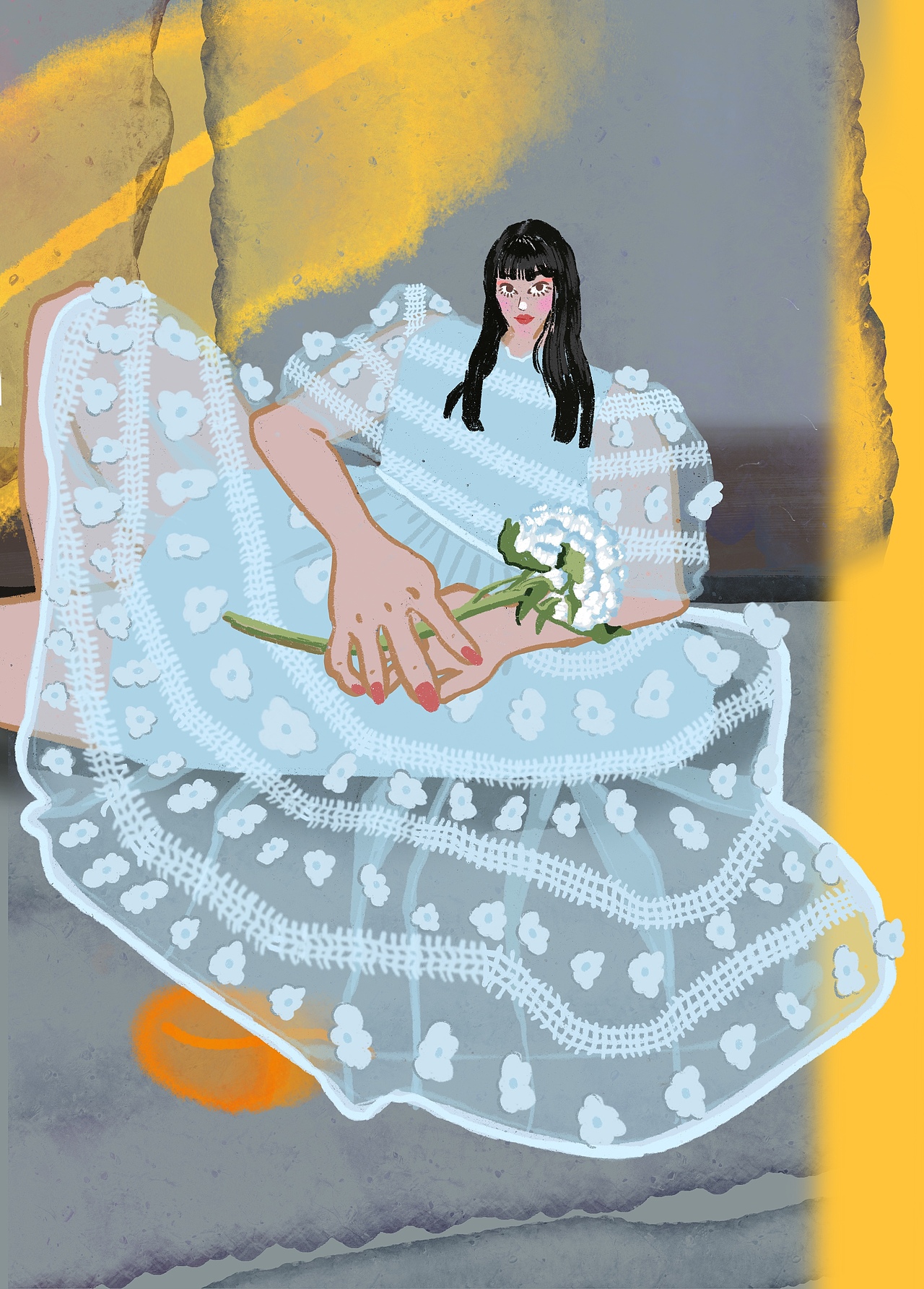 凝视(2)（图ZMjIwNjc1MjQw） - 商业插画 - 站酷设计师月半月与半月半原创素材 - 站酷ZCOOL