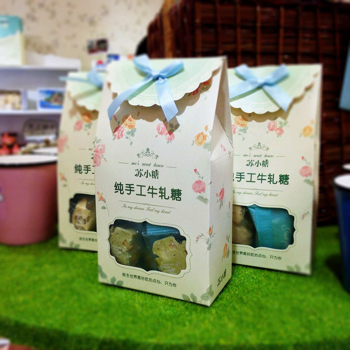 鼓浪屿-苏小糖，牛轧糖包装设计成品（图ZMTk2MzQ0OTY=） - 包装 - 站酷设计师高小穿原创素材 - 站酷ZCOOL