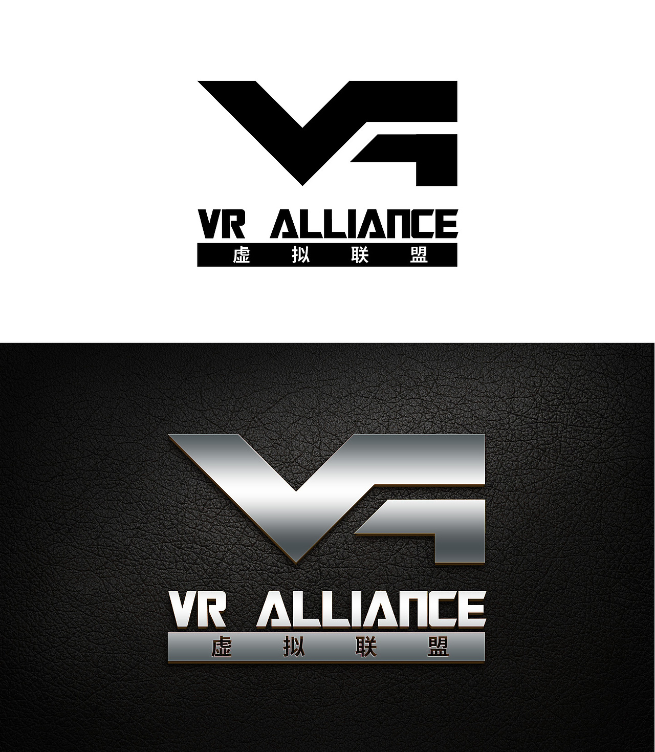 虚拟联盟logo设计，vr标志设计，原创标志设计视频演绎_标志设计师KK-站酷ZCOOL