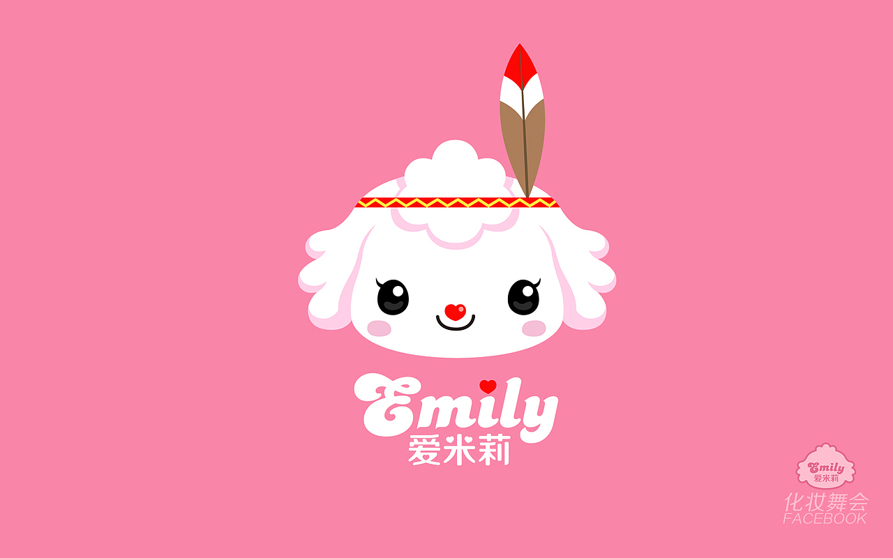 爱米莉壁纸《脸谱系列—化装舞会》（图ZMTE4MTk5NDQ=） - 商业插画 - 站酷设计师古古龙原创素材 - 站酷ZCOOL