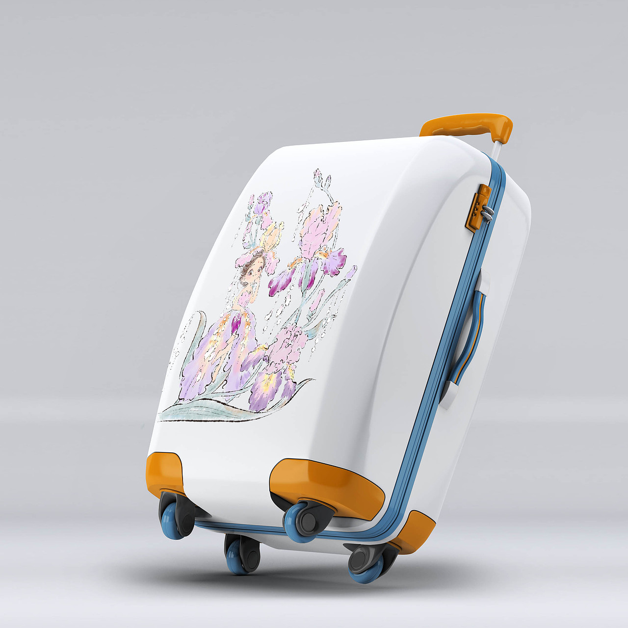 十二花神半合集:菊花、桂花、芙蓉花、桃花、荷花鸢尾