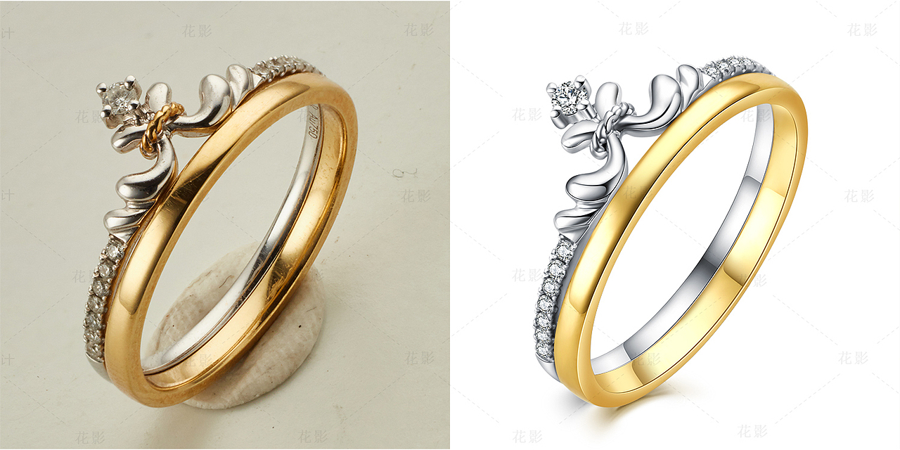 珠宝首饰修图（十七）-黄金（图ZMjA0NzI1NDU2） - 产品摄影 - 站酷设计师万花影原创素材 - 站酷ZCOOL