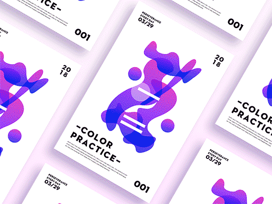 #三月底#的一小波佛系海报练习～（图ZMTMyMTE3ODEy） - 海报 - 站酷设计师小卡扣设计原创素材 - 站酷ZCOOL