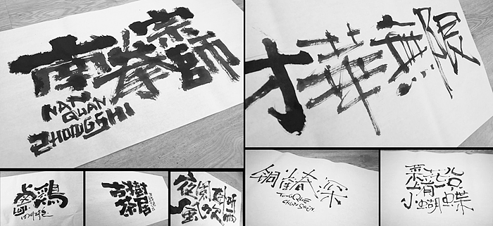 手写书法字体 | 才華無限