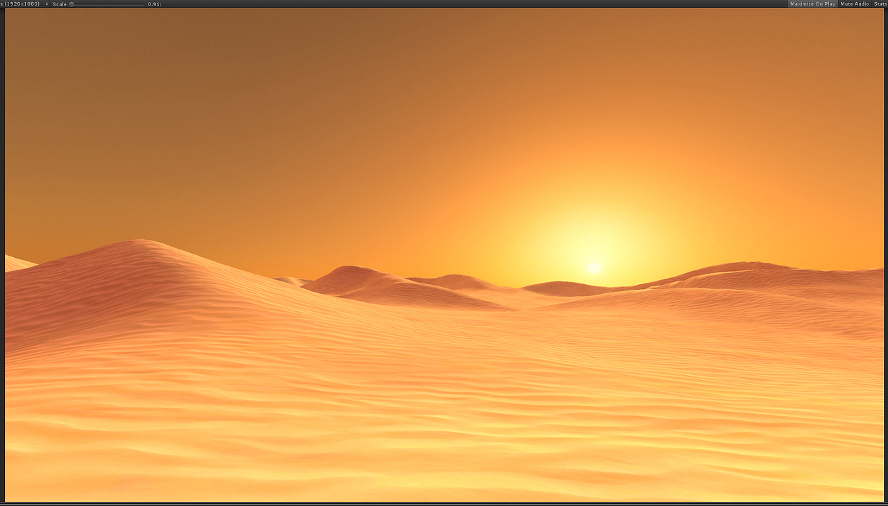 world machine   unity地形练习 二 沙漠