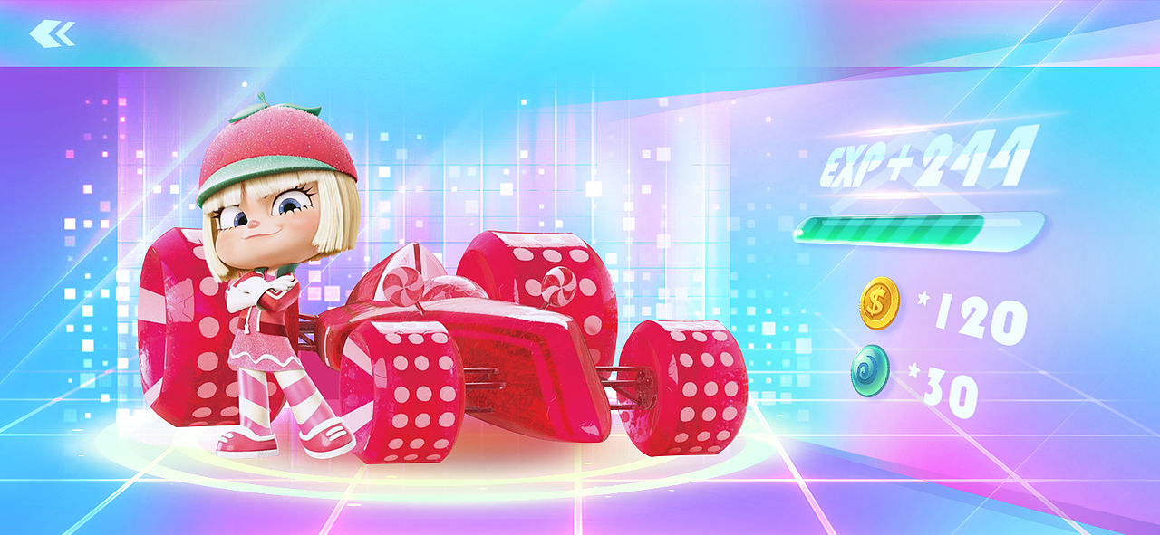 【SWEET RACING】游戏UI界面（图ZMTgxMTMwOTYw） - 游戏UI - 站酷设计师Vieeking原创素材 - 站酷ZCOOL