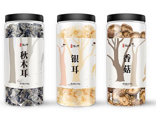 山珍产品瓶贴设计