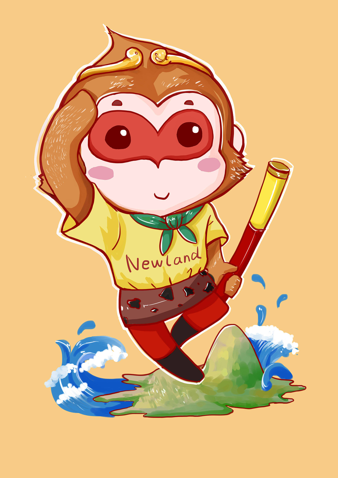 小猴几|插画|创作习作|饼饼07 - 原创作品 - 站酷 (zcool)