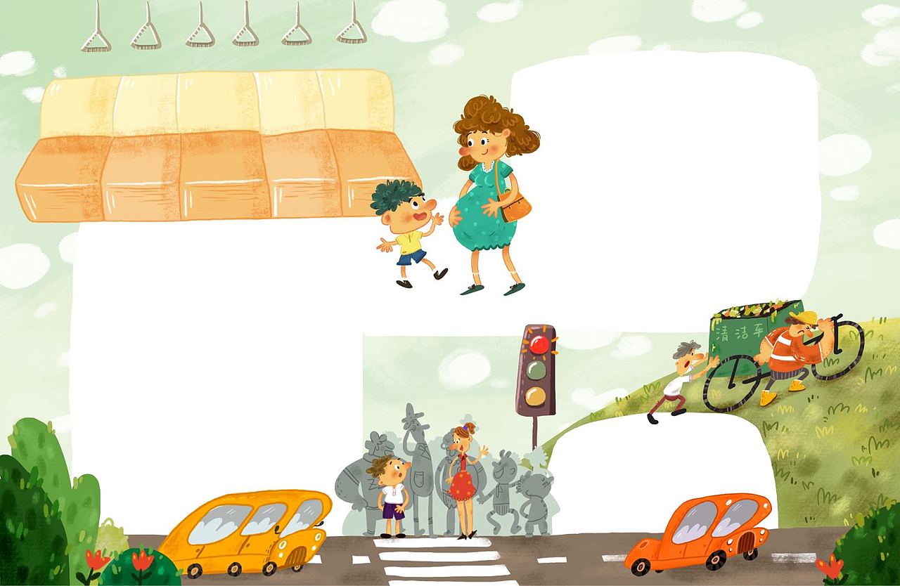 儿童杂志内插更新3则（图ZMTMwODc3NDky） - 儿童插画 - 站酷设计师ZZMwonder原创素材 - 站酷ZCOOL