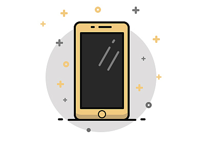 描边风格图标初尝试