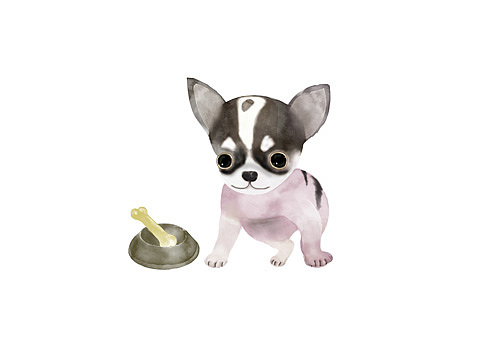 动物插画之小狗（图ZOTIzODQ1Mjg=） - 商业插画 - 站酷设计师粉沫yu原创素材 - 站酷ZCOOL