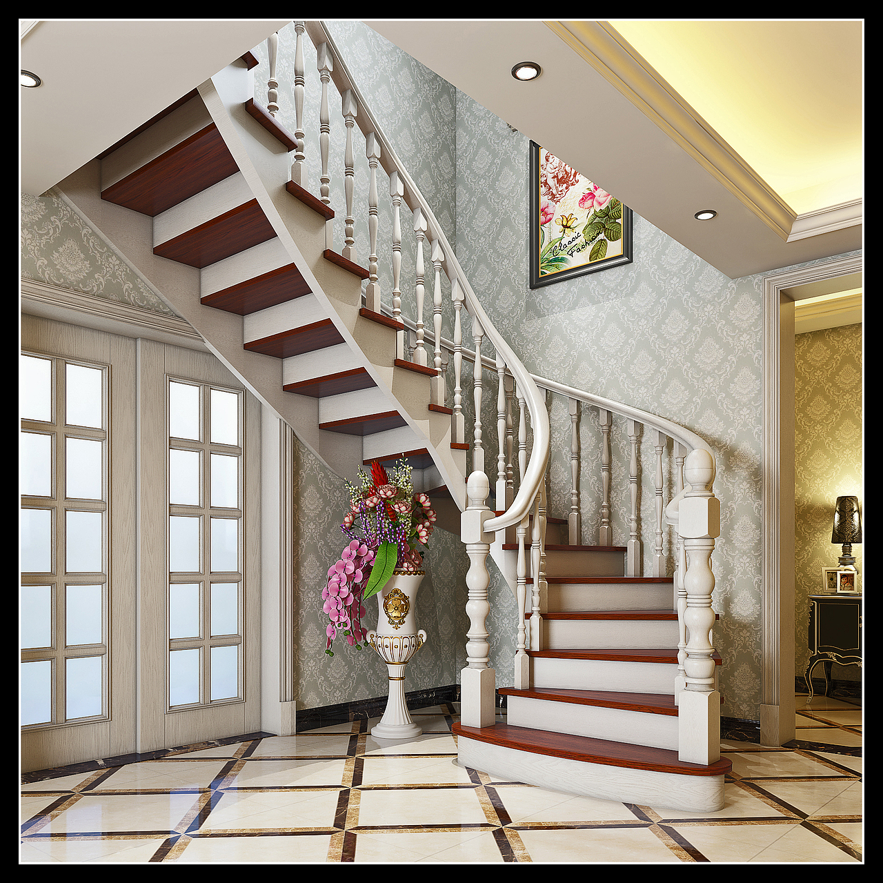 复式别墅楼梯楼梯方案