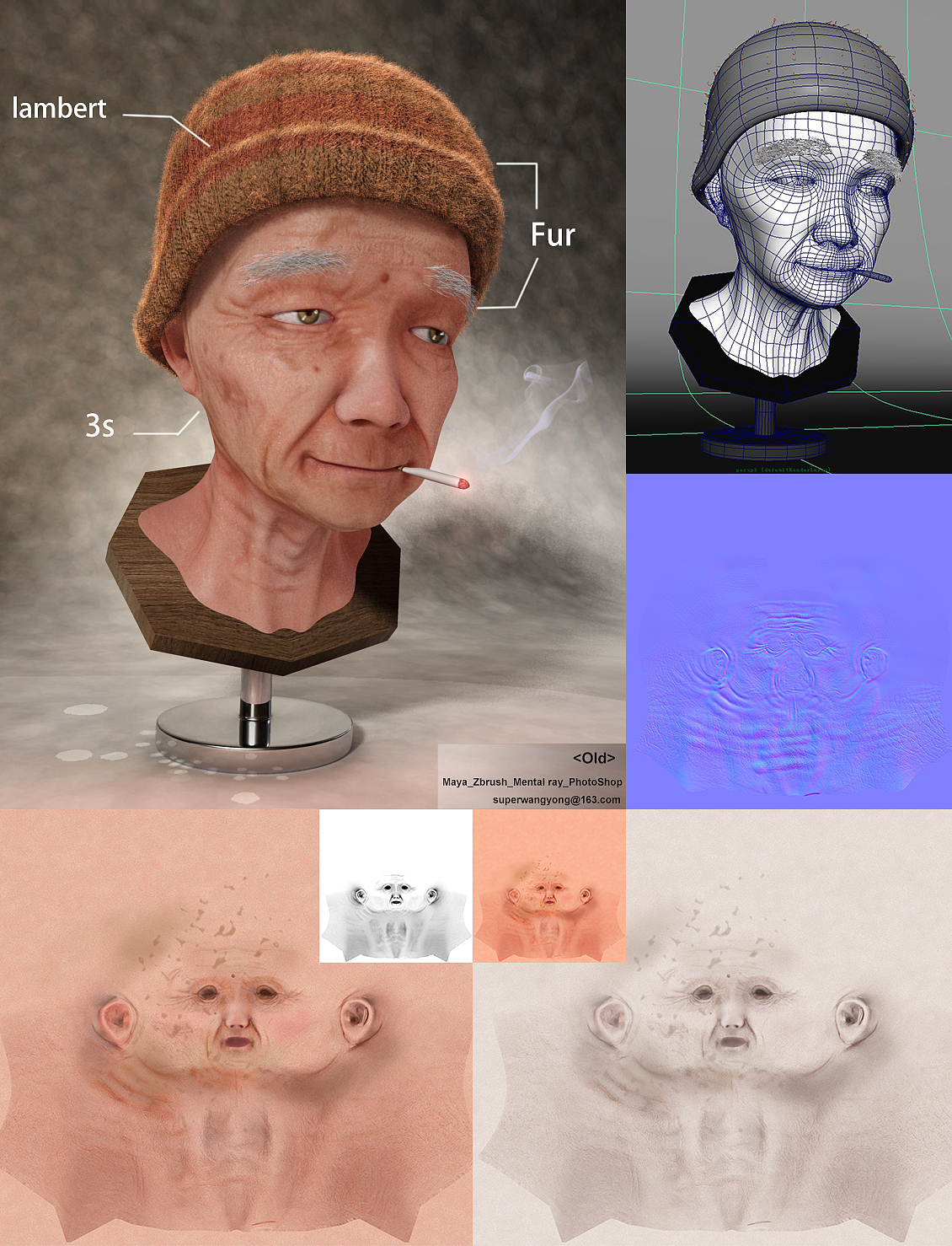 以前做的....（图ZMTA3MTg4MTY=） - 人物/生物 - 站酷设计师天山童姥爷原创素材 - 站酷ZCOOL