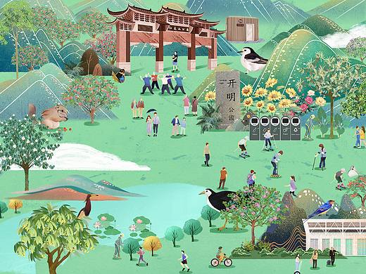 木头猫x深圳40年 | 画卷里的千园之城 气势磅礴