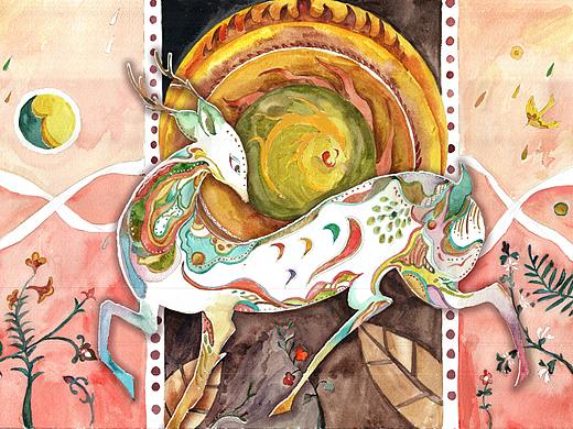 水彩作品两张（个人主页-ZMzA2MzExNDQ=） - 绘画 - 站酷设计师静如瘫痪原创素材 - 站酷ZCOOL