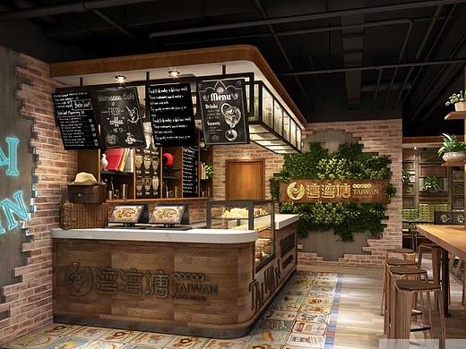 成都小吃店设计|小吃店装修图【湾湾塘小吃店】