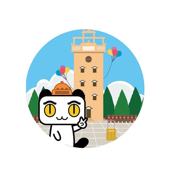 开平碉楼（图ZMTAyMzIzNTUy） - IP形象 - 站酷设计师小葱朋友原创素材 - 站酷ZCOOL