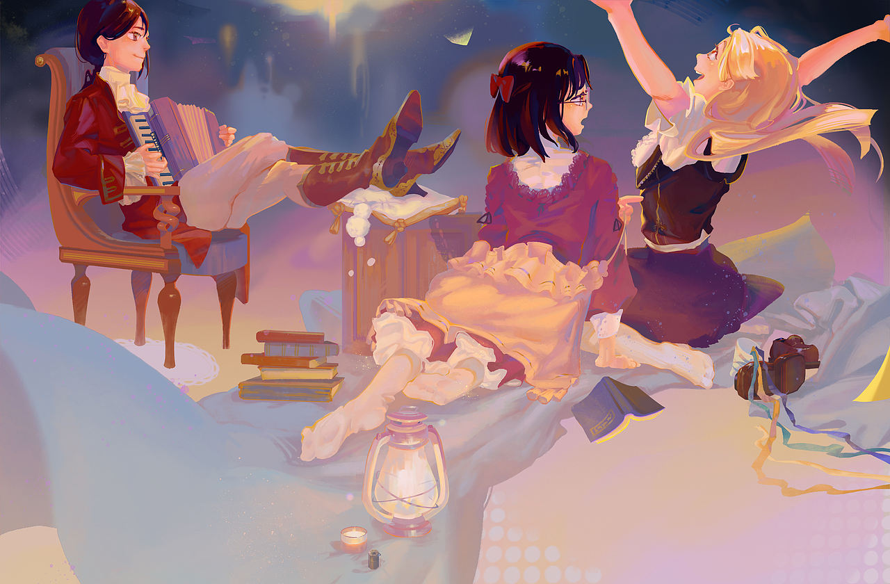 2021年作品集（图ZMjgzOTU1NTQ0） - 艺术插画 - 站酷设计师kooriitsu原创素材 - 站酷ZCOOL
