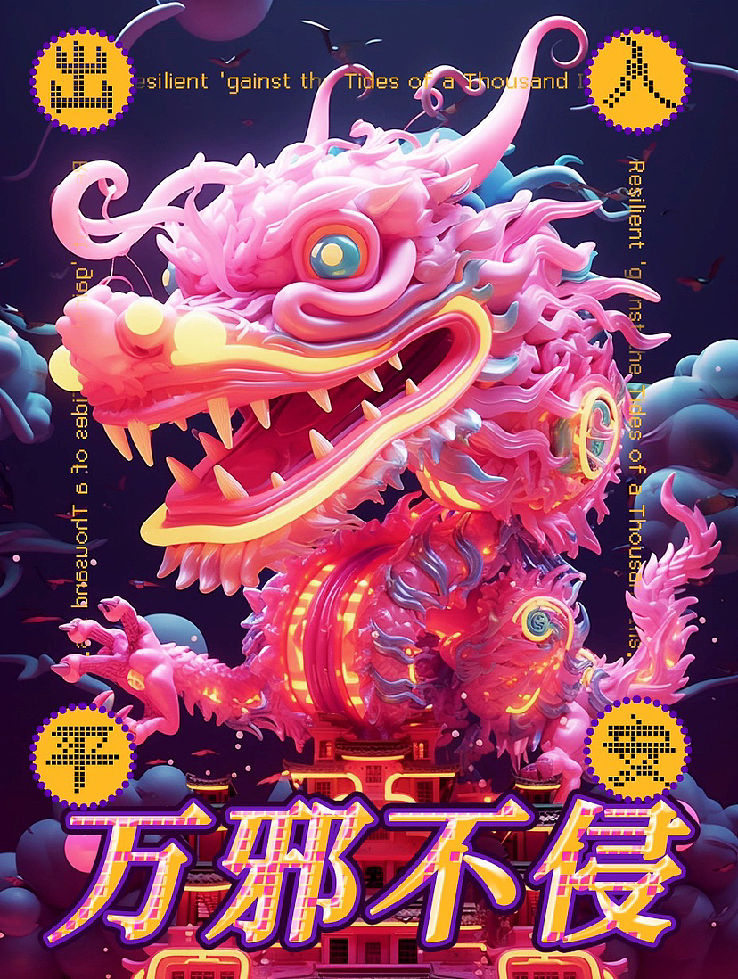 门神|年画|赛博朋克