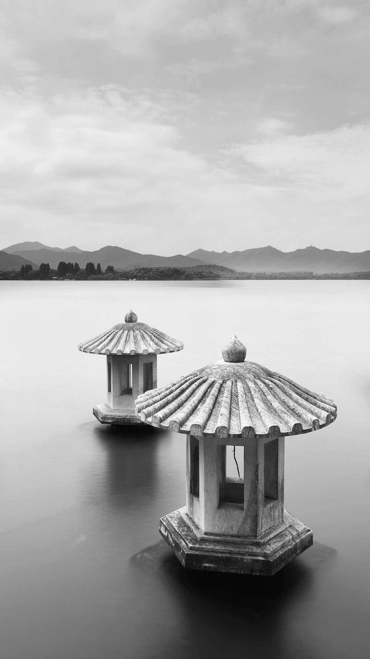 夜色阑珊翠光亭赏景手机拍照小作一组!