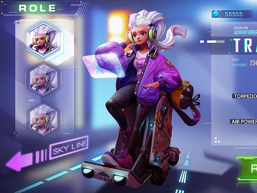 赛博朋克风格练习