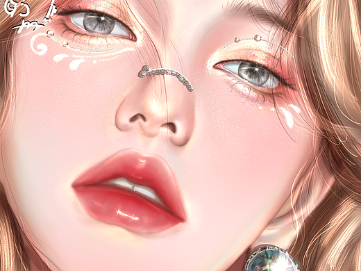 #插画头像  大头