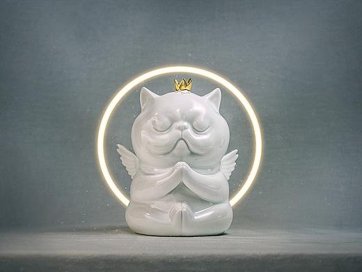 候鸟陶作品-吃货喵小鲲-陶瓷小雕塑