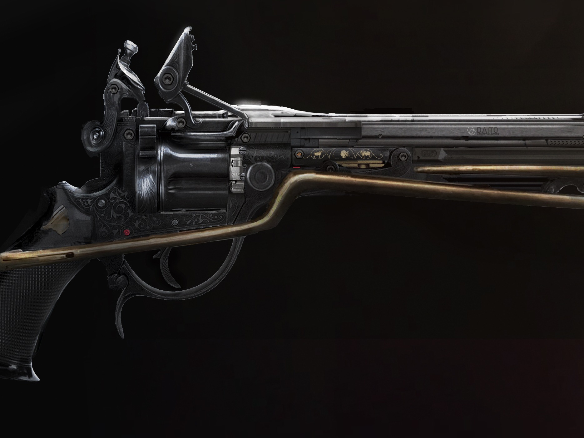 复古与科幻-左轮手枪_daito大东-站酷zcool