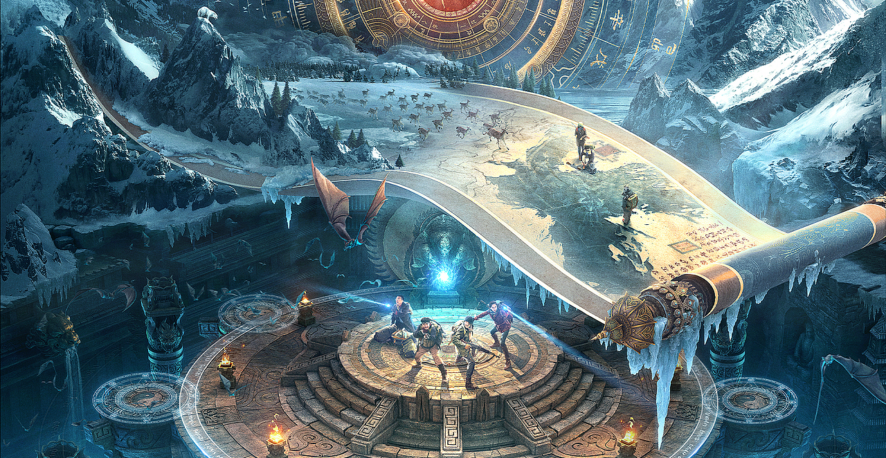 《鬼吹灯之昆仑神宫》主海报_知知映画-站酷zcool