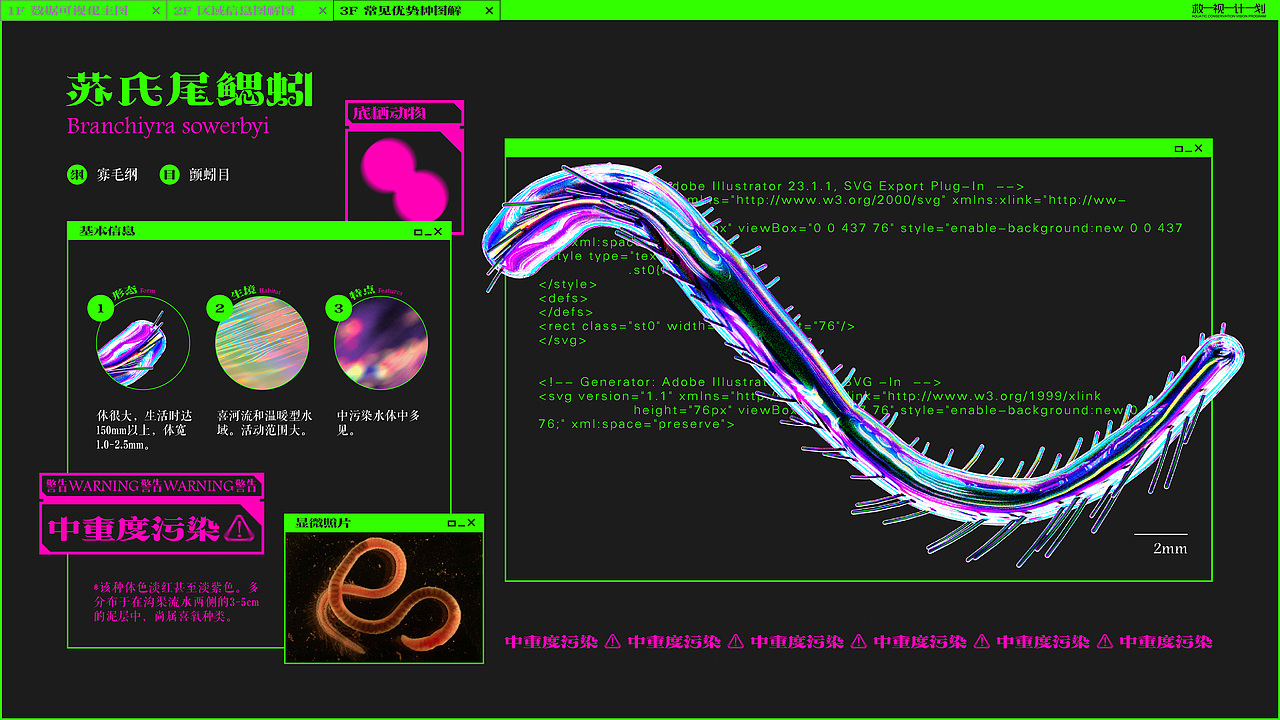 救视计划——长江流域生物多样性保护的信息可视化设计（图ZMzA2OTk0NDIw） - 其他平面 - 站酷设计师三毋人原创素材 - 站酷ZCOOL