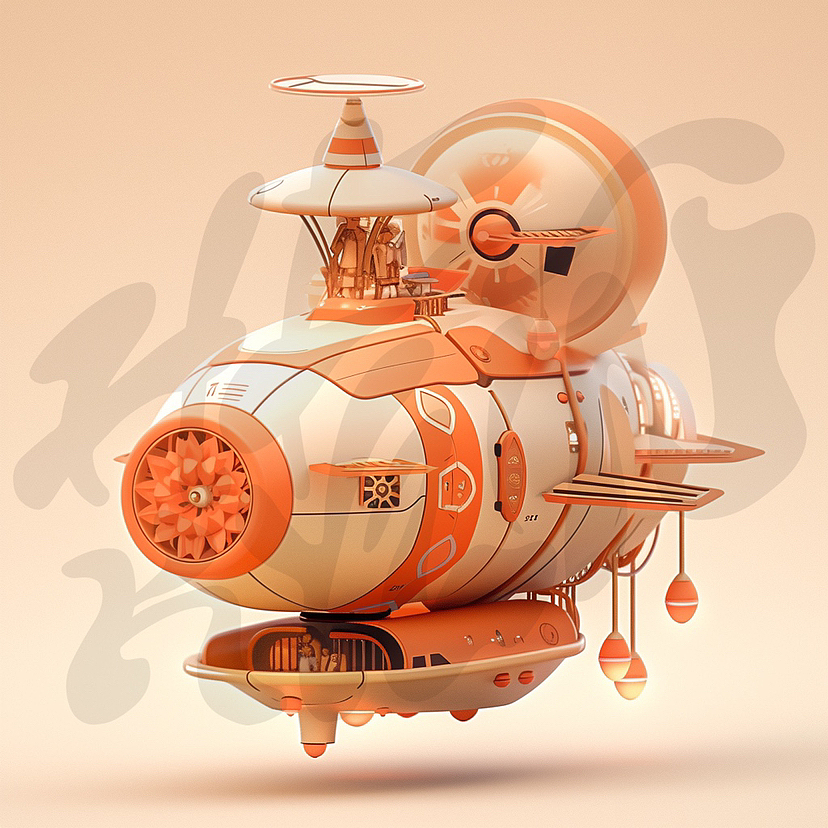 飞船设计（图ZMzQzMzAxNjI0） - 机械/交通 - 站酷设计师HFKYLIN鹤佬麒麟原创素材 - 站酷ZCOOL