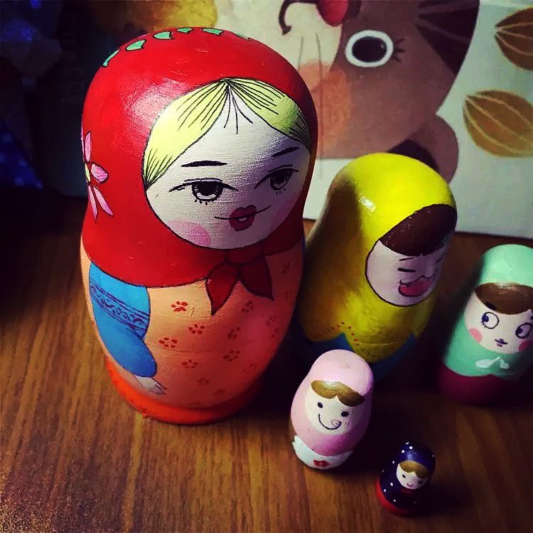 手绘套娃