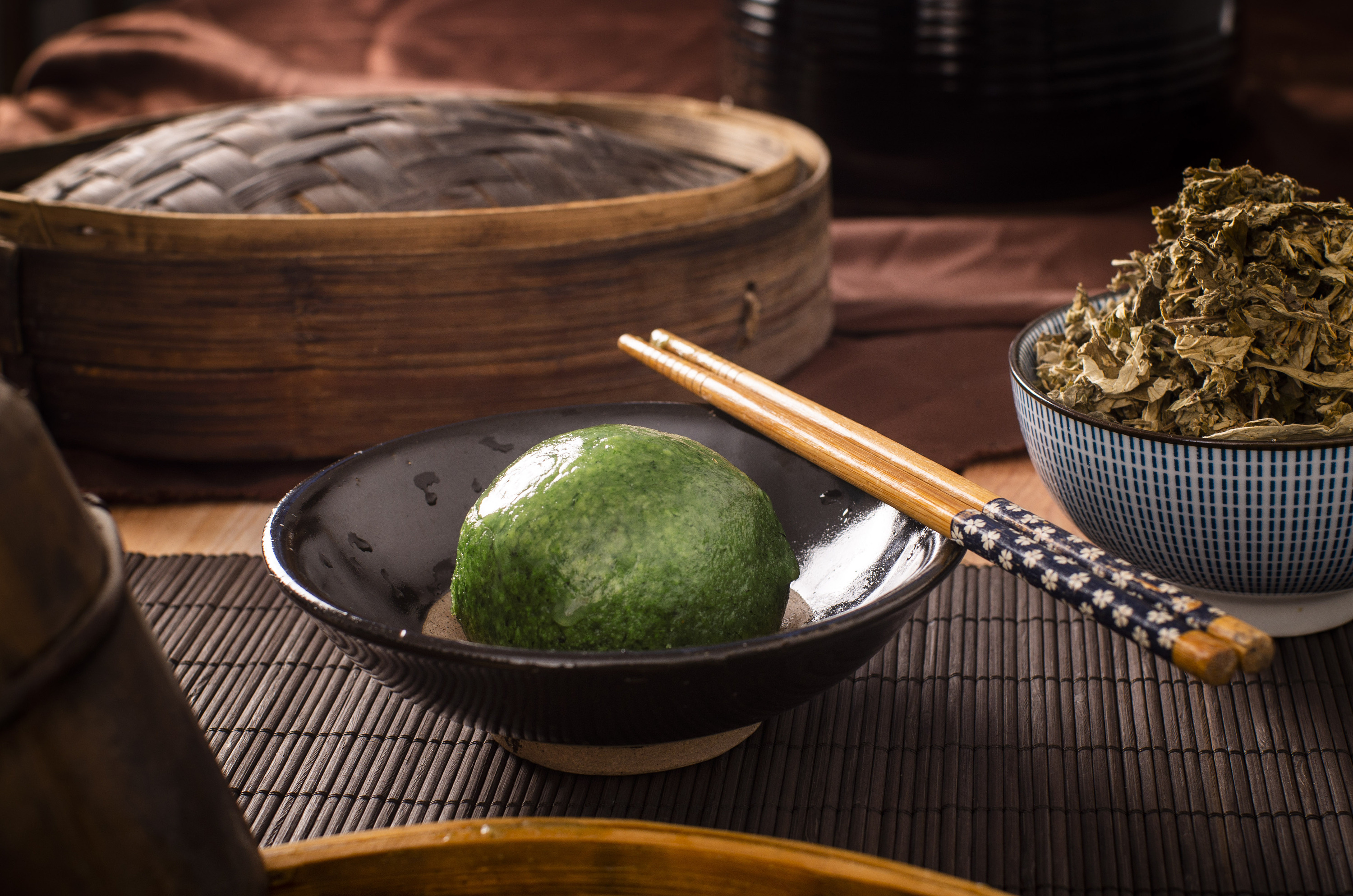 一点徽州土产 青团和炒米拍摄