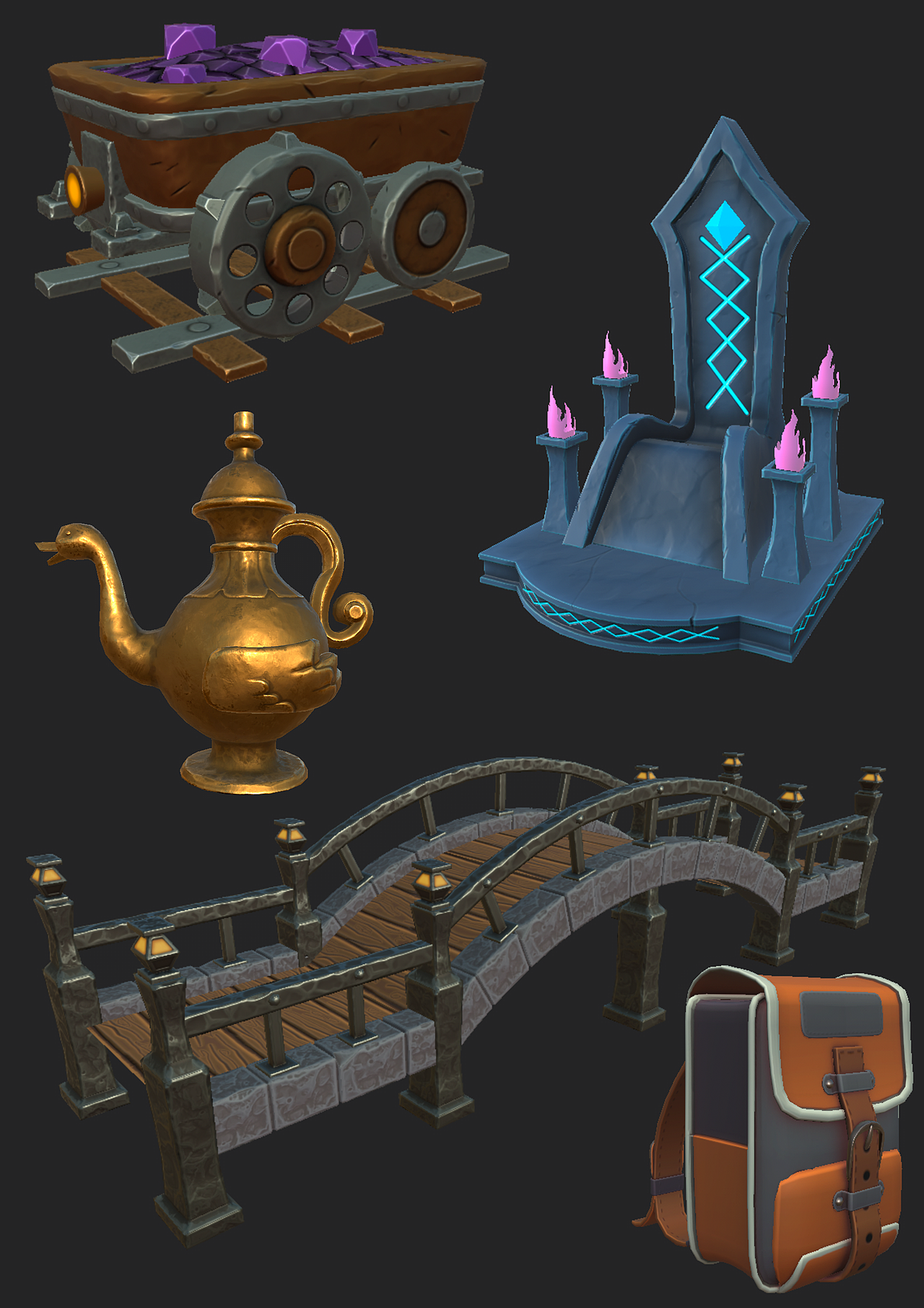 风格化模型贴图