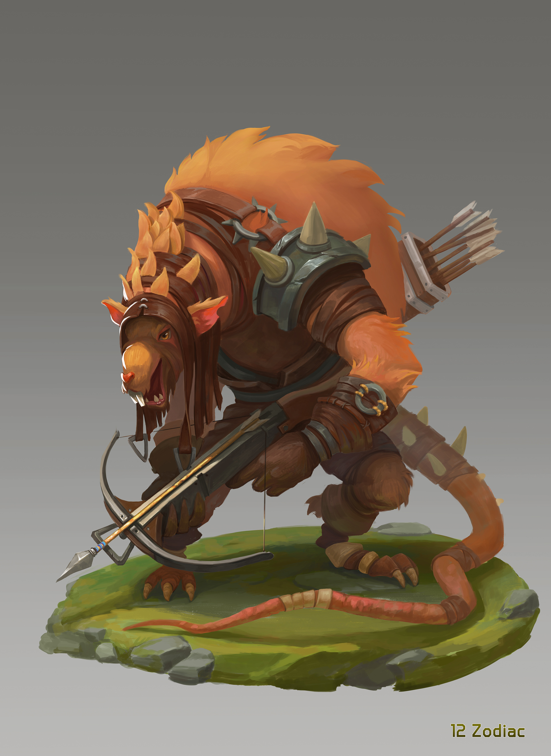 《老鼠》卡通原画设计