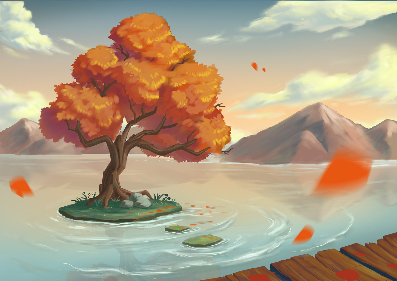 树|插画|游戏原画|一一咸鱼 - 原创作品 - 站酷 (zcool)