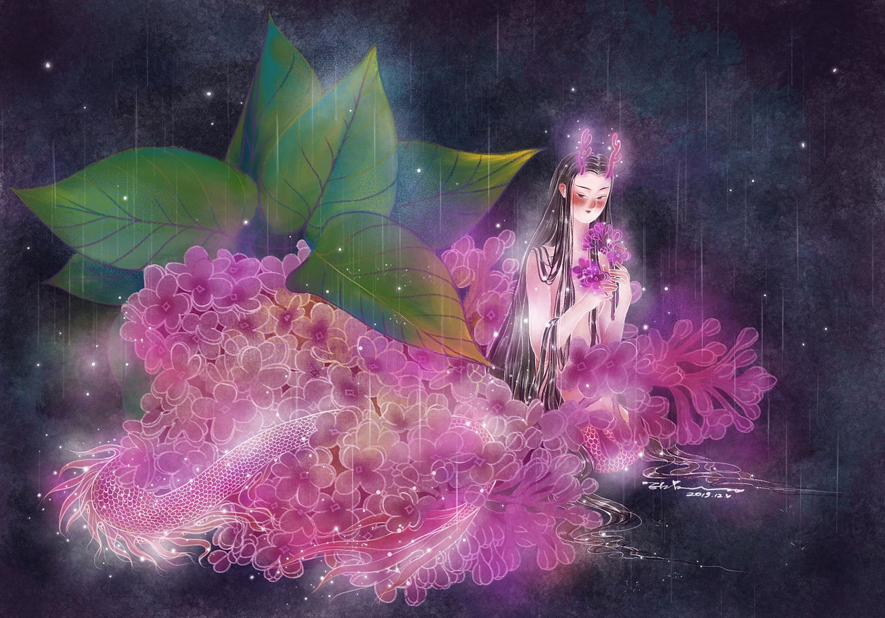 『 山鬼 - 江東 』（圖ZMjAzMDUwNDg4） - 創(chuàng)作習(xí)作 - 站酷設(shè)計師大桃子子原創(chuàng)素材 - 站酷ZCOOL