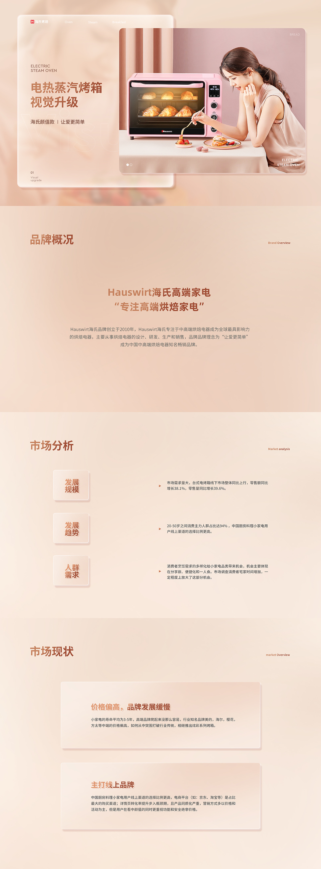 【海氏】烤箱品牌详情策划设计（图ZMjQ4Njg3MTg0） - 电商 - 站酷设计师傲天视觉设计原创素材 - 站酷ZCOOL