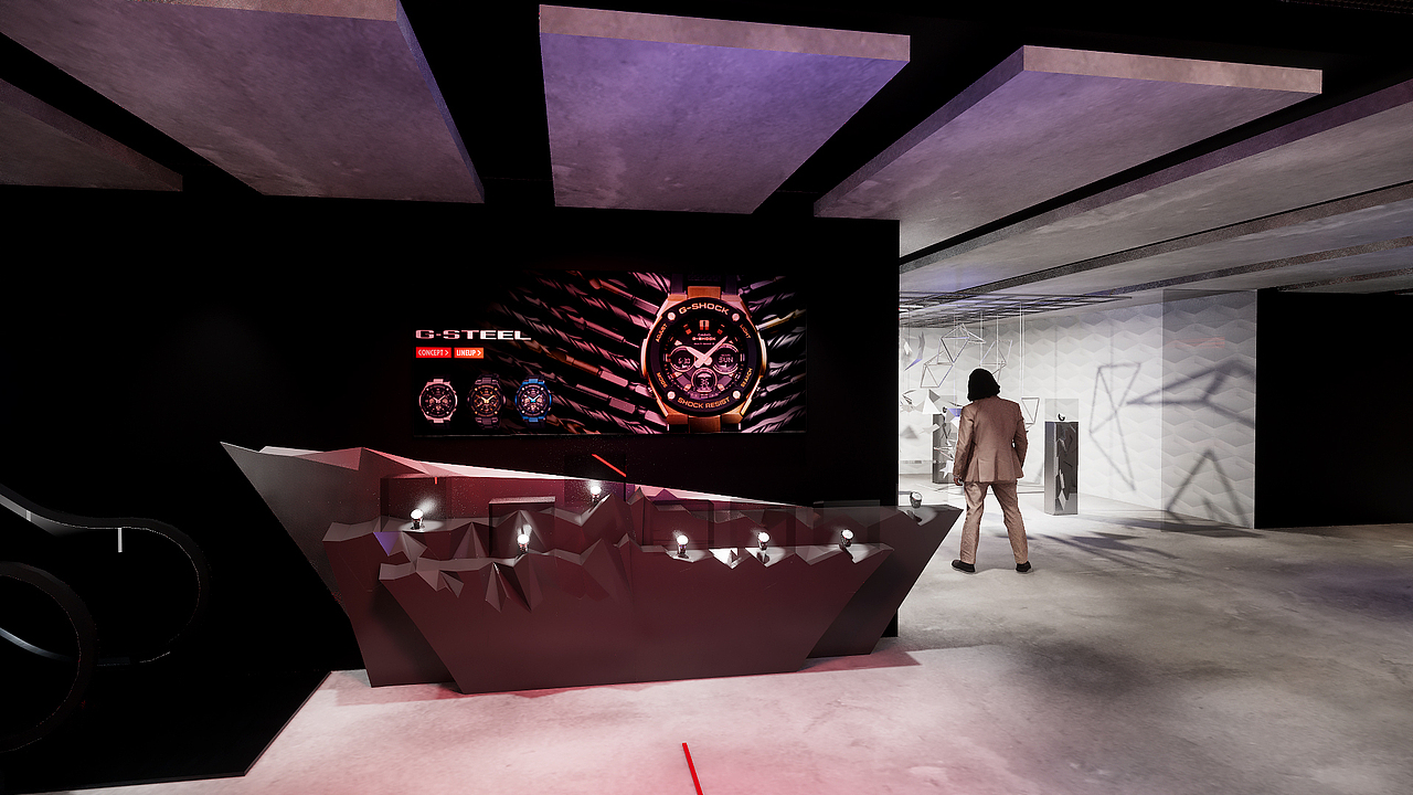 G-SHOCK卡西欧/活动策划/创意设计/晚宴/外场设计/展示