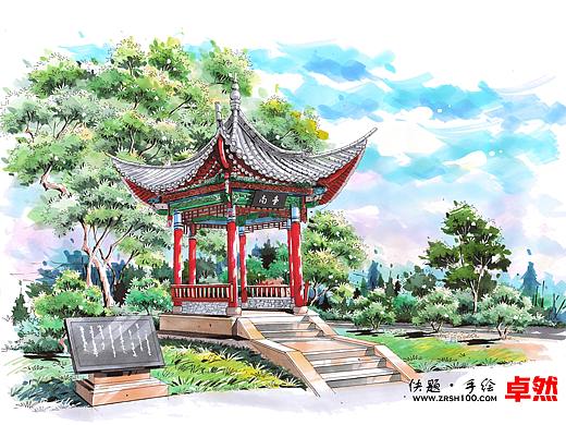 【卓然手绘】建筑规划作品