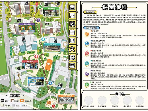 【物料】西丽科普园手绘探宝图