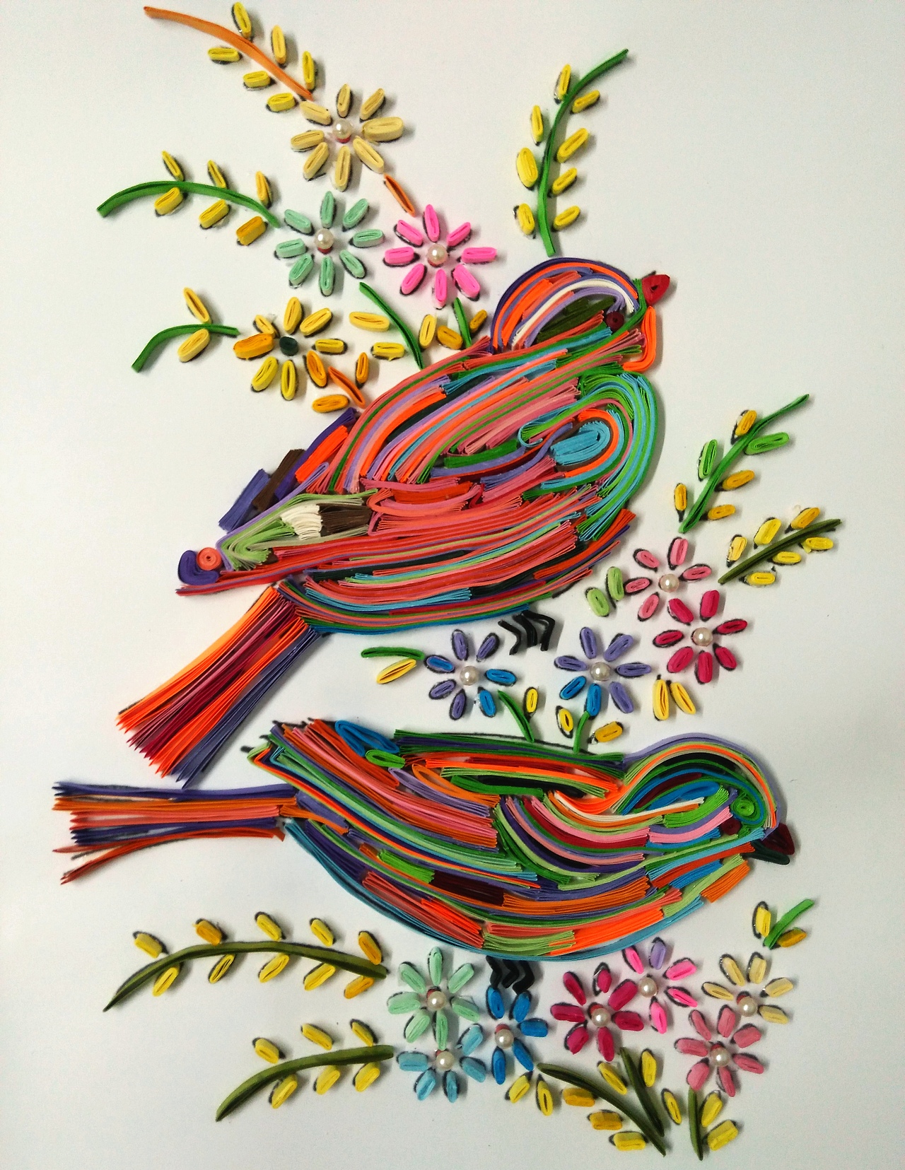 衍纸画|手工艺|工艺品设计|i_am_a_robot_原创作品-站酷zcool