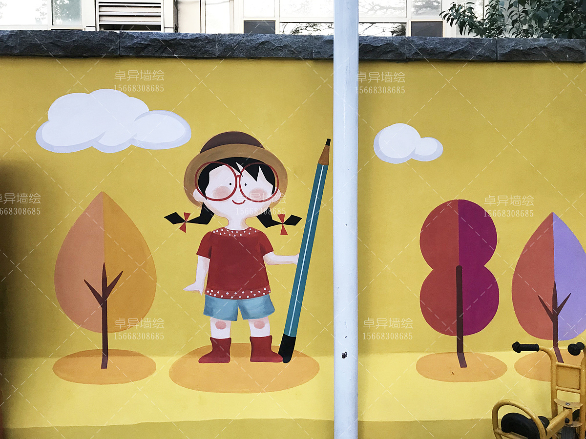 幼儿园墙绘作品