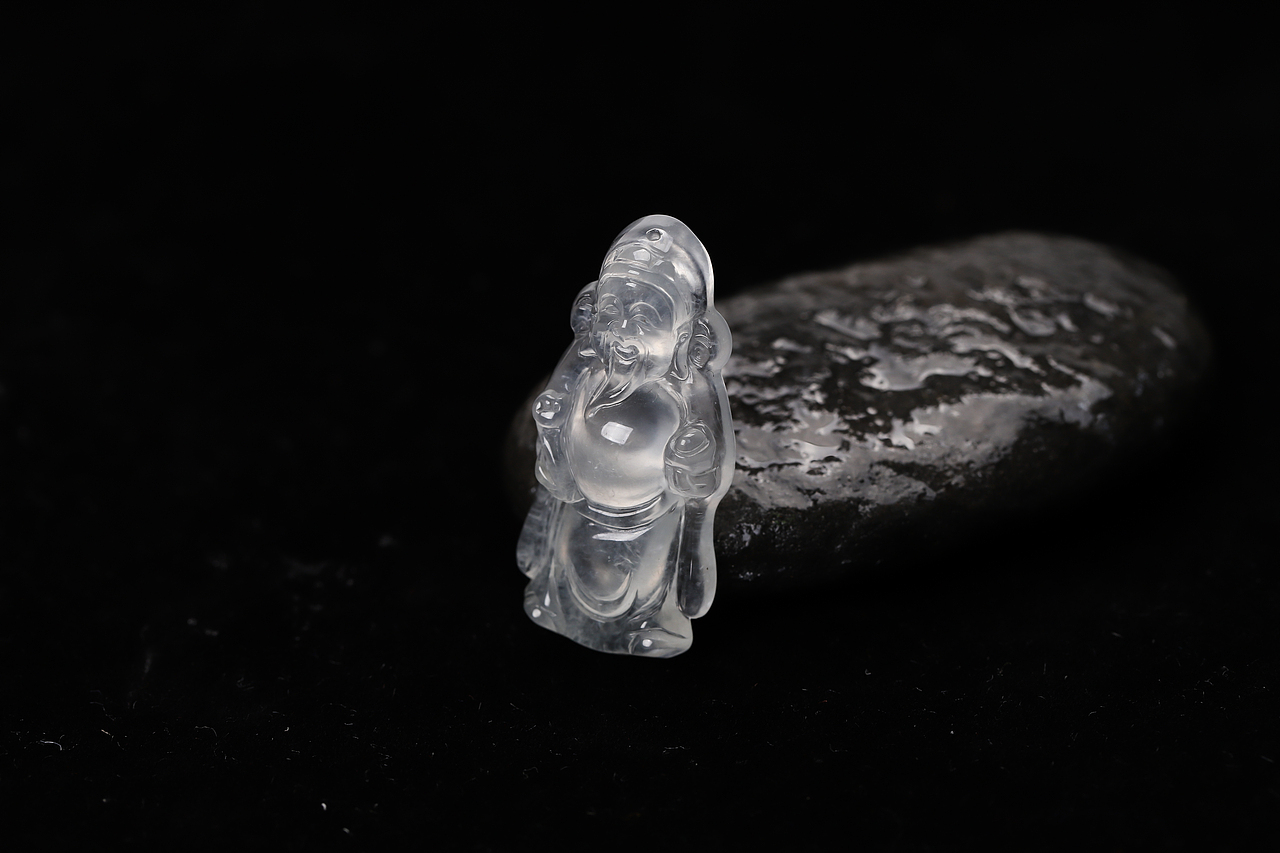 玻璃种翡翠财神爷（图ZMTkwNDkzNTYw） - 产品摄影 - 站酷设计师夹缝中生存原创素材 - 站酷ZCOOL
