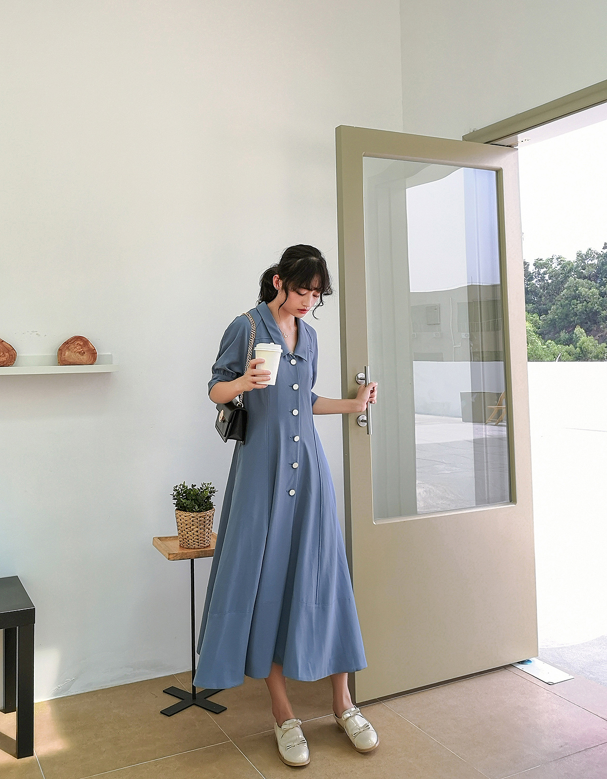 安娜款INS摄影基地手机片