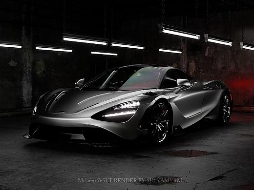 迈凯伦Mclaren 765LT - Blender渲染