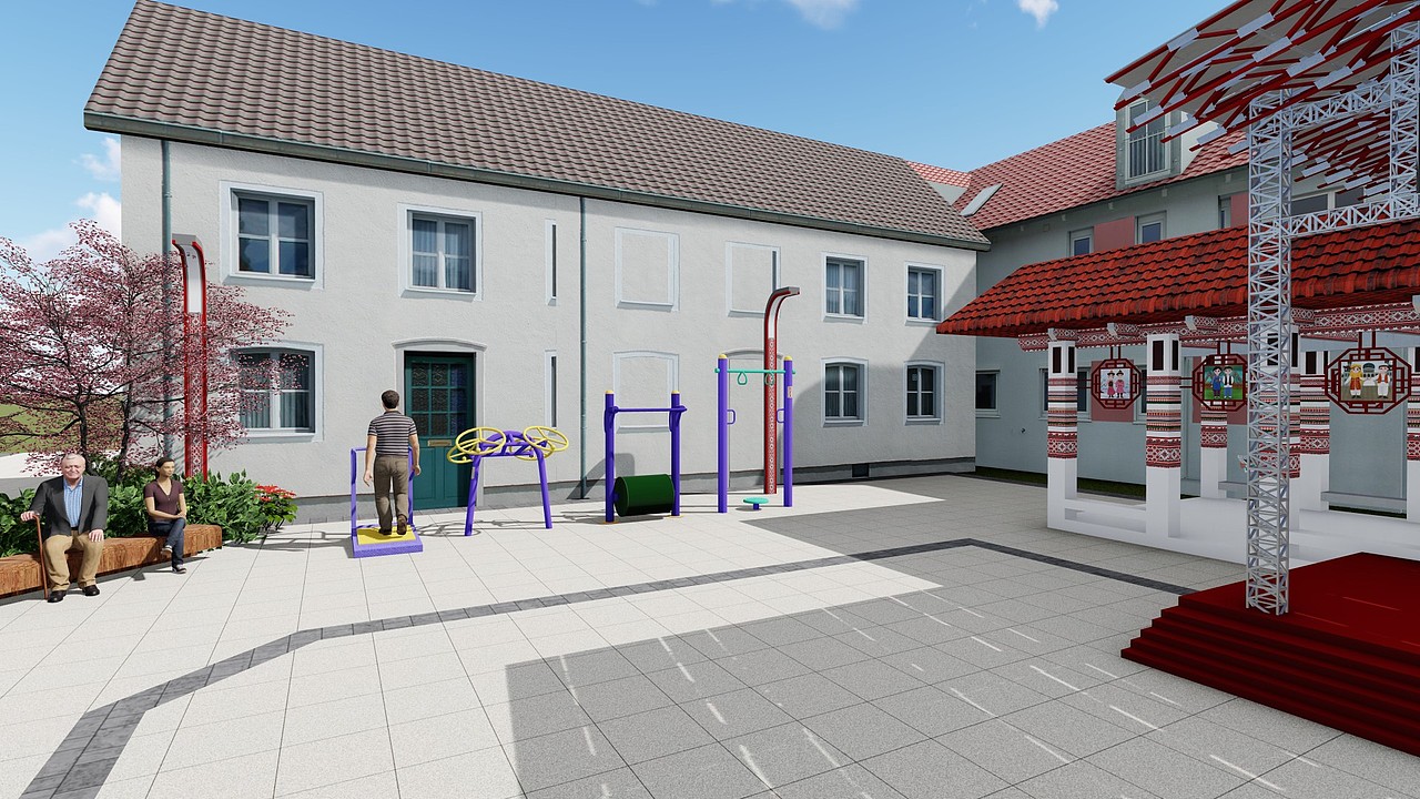 六安市叶集区民族文化广场