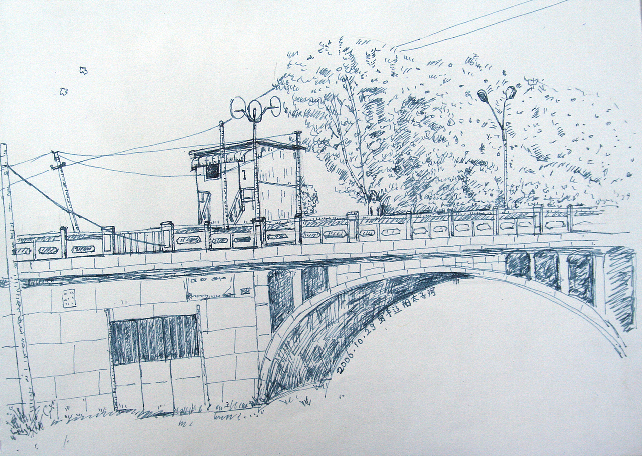 06年丹东凤城东汤写生——速写（图ZMjIwODk4NzI=） - 创作习作 - 站酷设计师Nancy0755原创素材 - 站酷ZCOOL