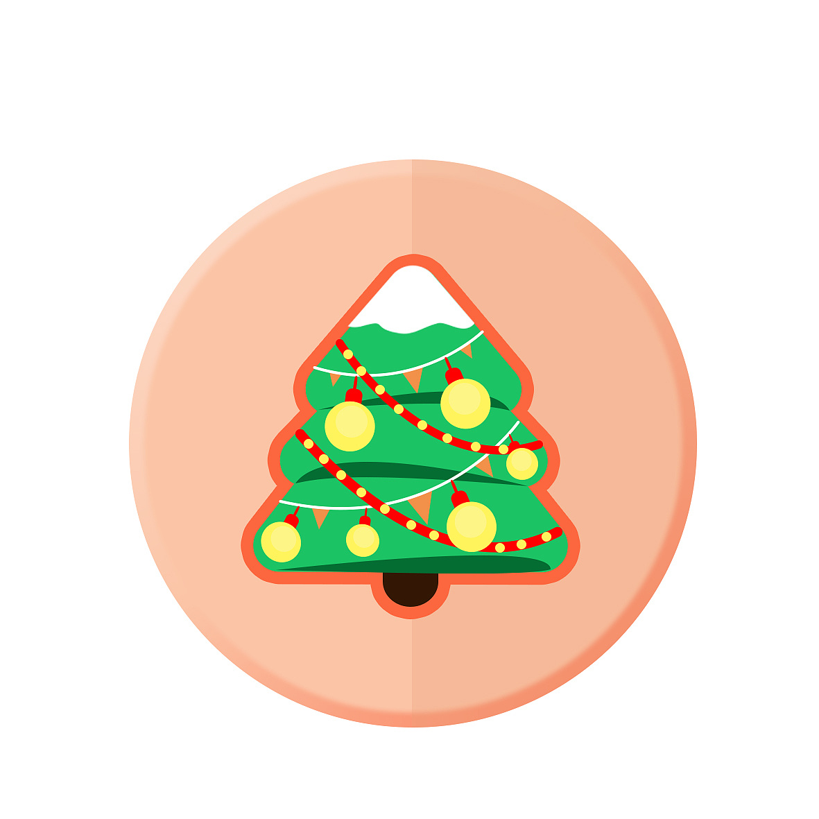 卡通彩色圣诞树和礼物设计图片素材-编号31120500-图行天下