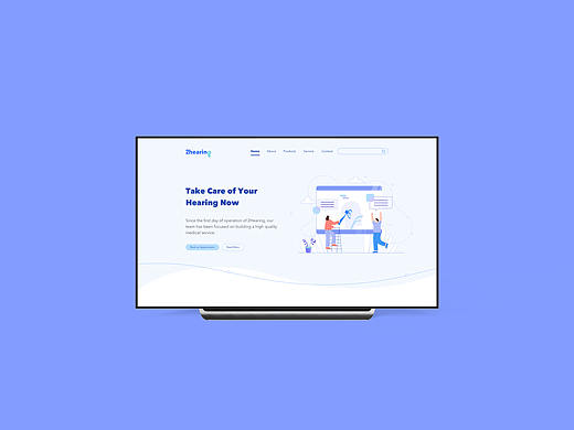 || Website || 2hearing Ear Clinic（個人主頁-ZNTQ4MTk2NzI=） - 企業(yè)官網(wǎng) - 站酷設(shè)計師視覺派Pie原創(chuàng)素材 - 站酷ZCOOL